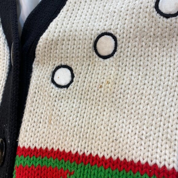 Funsport Vintage Golf Graphic Sweater (80s 90s) Oversized Retro - Size XL - Picture 6 of 7